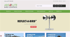 Desktop Screenshot of absolutebirdcontrol.com
